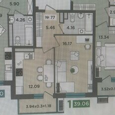 Квартира 39,1 м², 1-комнатная - изображение 3