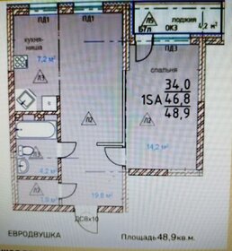 Квартира 48,9 м², 2-комнатная - изображение 1