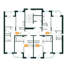 Квартира 51 м², 2-комнатная - изображение 2