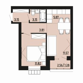 Квартира 39,9 м², 2-комнатная - изображение 4