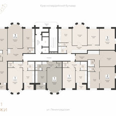 Квартира 51 м², 1-комнатная - изображение 3