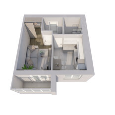 Квартира 32,7 м², 1-комнатная - изображение 4