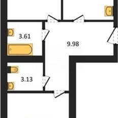 Квартира 52,8 м², 2-комнатная - изображение 3