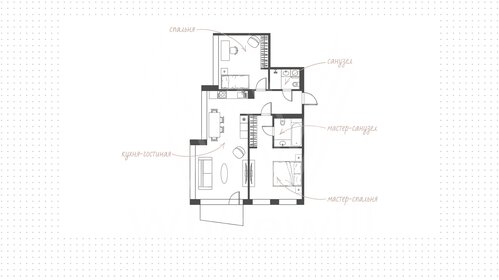 Квартира 62 м², 3-комнатная - изображение 1