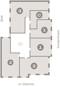Квартира 75,3 м², 2-комнатная - изображение 2