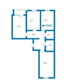 Квартира 82,3 м², 3-комнатная - изображение 1