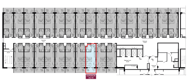 Квартира 33,1 м², студия - изображение 2