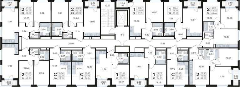 Квартира 49,2 м², 2-комнатная - изображение 2