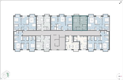 Квартира 38,1 м², 1-комнатная - изображение 2