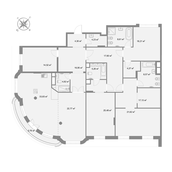 570 м², 4-комнатная квартира 168 000 000 ₽ - изображение 88