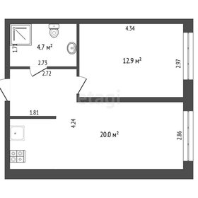 Квартира 41,3 м², 1-комнатная - изображение 1