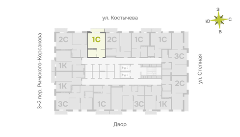 Квартира 32,1 м², студия - изображение 3
