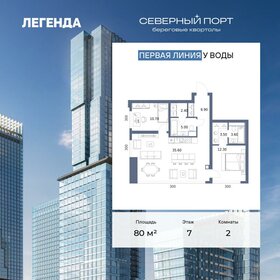 Квартира 80 м², 2-комнатная - изображение 1