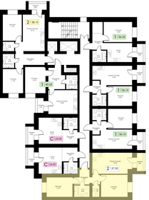 Квартира 57 м², 2-комнатная - изображение 2