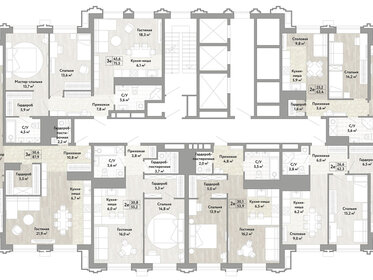 Квартира 87,9 м², 3-комнатная - изображение 1