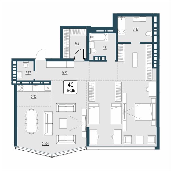 55,4 м² дом, 4,9 сотки участок 5 800 000 ₽ - изображение 31
