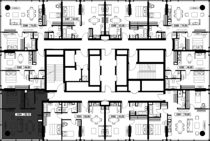Квартира 58,1 м², 1-комнатная - изображение 3