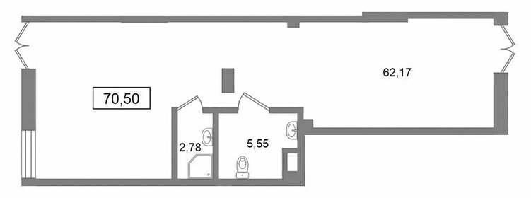 70,5 м², торговое помещение - изображение 3