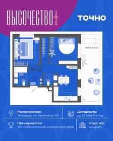 Квартира 59,2 м², 2-комнатная - изображение 1