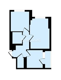 Квартира 58,5 м², 2-комнатная - изображение 1