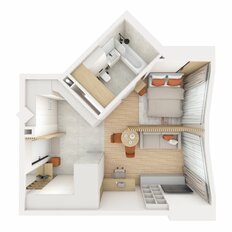 Квартира 43,1 м², 2-комнатная - изображение 2