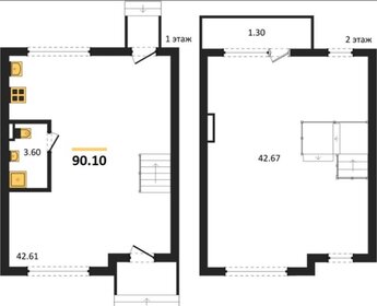 Квартира 90 м², студия - изображение 2