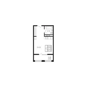 Квартира 30,3 м², студия - изображение 1