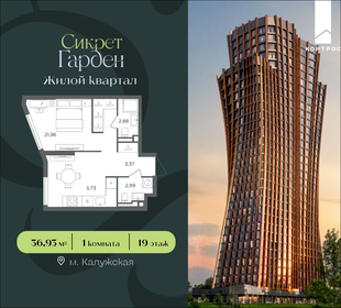 Квартира 36,9 м², 1-комнатная - изображение 1