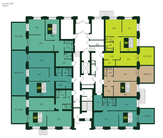 Квартира 82,4 м², 3-комнатная - изображение 1