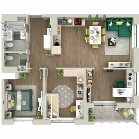 Квартира 79,2 м², 3-комнатная - изображение 1