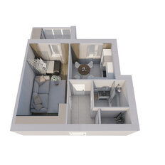 Квартира 36,4 м², 1-комнатная - изображение 4