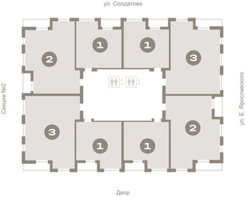 Квартира 72,2 м², 2-комнатная - изображение 2