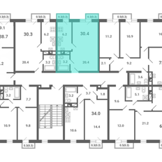 Квартира 30,4 м², 1-комнатная - изображение 2