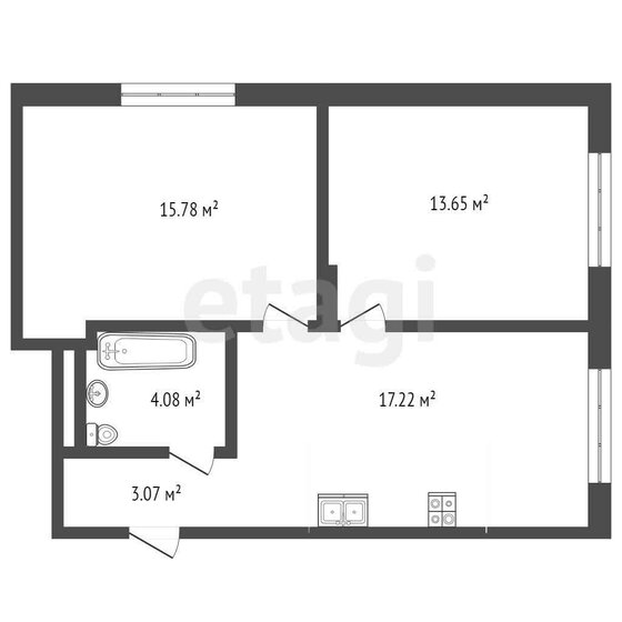 67,6 м², 2-комнатная квартира 9 900 000 ₽ - изображение 72