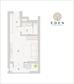 Квартира 30,3 м², 1-комнатные - изображение 1