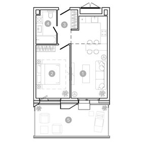 Квартира 50,8 м², 2-комнатная - изображение 2
