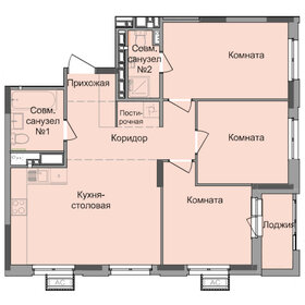 Квартира 76,1 м², 3-комнатная - изображение 1