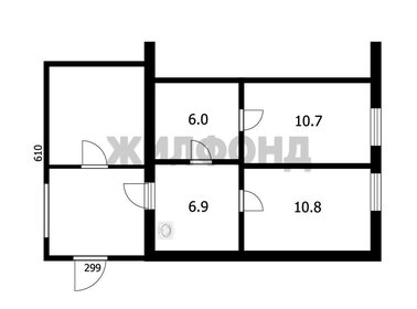 Квартира 34,4 м², 2-комнатная - изображение 4