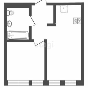 Квартира 43,7 м², 1-комнатная - изображение 1