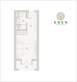 Квартира 25,7 м², 1-комнатные - изображение 1