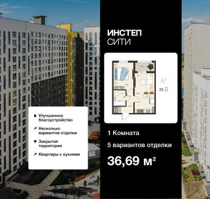Квартира 36,7 м², 1-комнатная - изображение 1