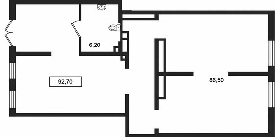 92,4 м², торговое помещение - изображение 4