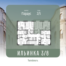 Квартира 82,8 м², 1-комнатные - изображение 2