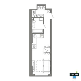 Квартира 29,8 м², студия - изображение 3