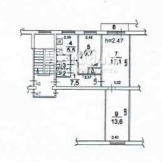 Квартира 58 м², 3-комнатная - изображение 3