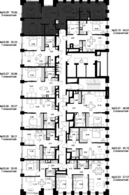 Квартира 79,7 м², 3-комнатная - изображение 2