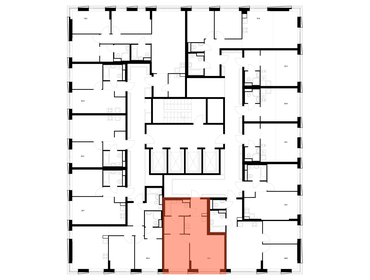 Квартира 41,4 м², 1-комнатная - изображение 2