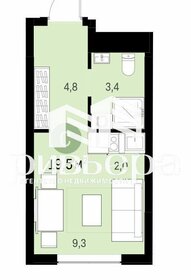 Квартира 19,5 м², студия - изображение 1