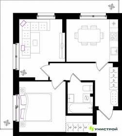 Квартира 52,8 м², 2-комнатная - изображение 1