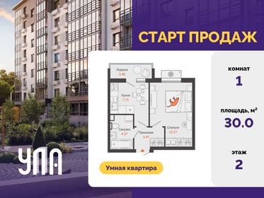 Квартира 30 м², 1-комнатная - изображение 1